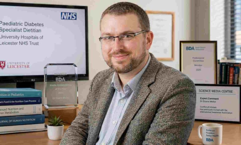 UK registered dietitian reviewing nutrition research and food science data