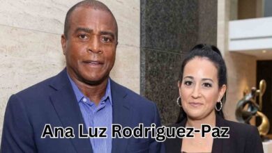 Ana Luz Rodriguez-Paz and Ahmad Rashad together at an event