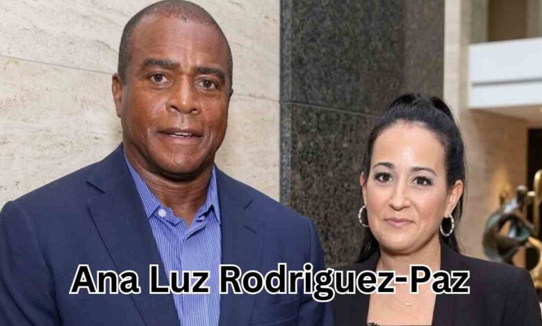 Ana Luz Rodriguez-Paz and Ahmad Rashad together at an event