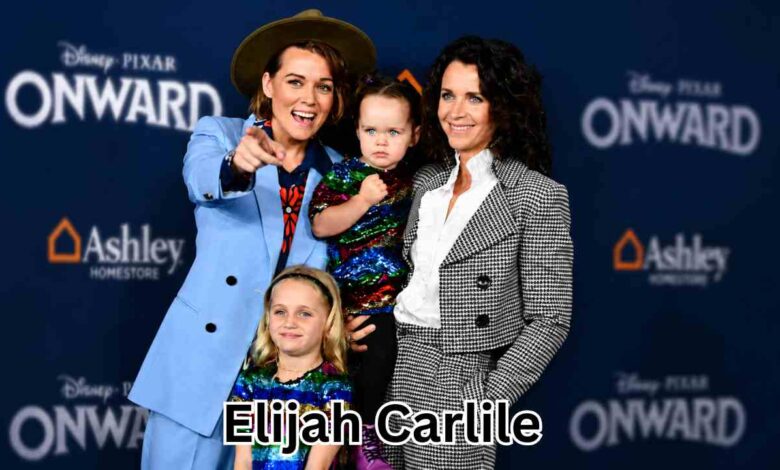 Elijah Carlile alongside her family at an official public appearance.