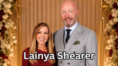 Lainya Shearer and her husband Alan Shearer attending a formal charity gala evening.