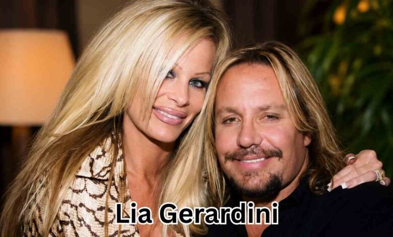 Lia Gerardini and husband Vince Neil attending a public event together in 2005.