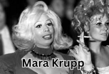 Italian actress Mara Krupp in her role as Mary in the 1965 Western movie For a Few Dollars More