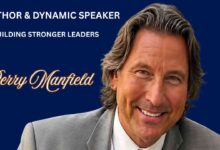 Portrait of Perry Manfield as an author and dynamic speaker building stronger leaders.