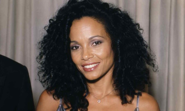 Rae Dawn Chong, the eldest daughter of Maxine Sneed, smiling at a Hollywood event.