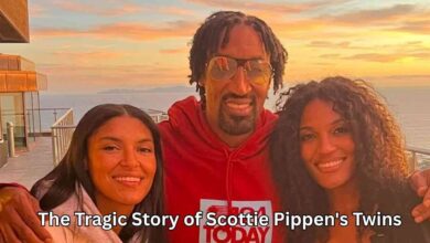 Scottie Pippen with daughters Taylor Pippen and Sierra Pippen in 2022