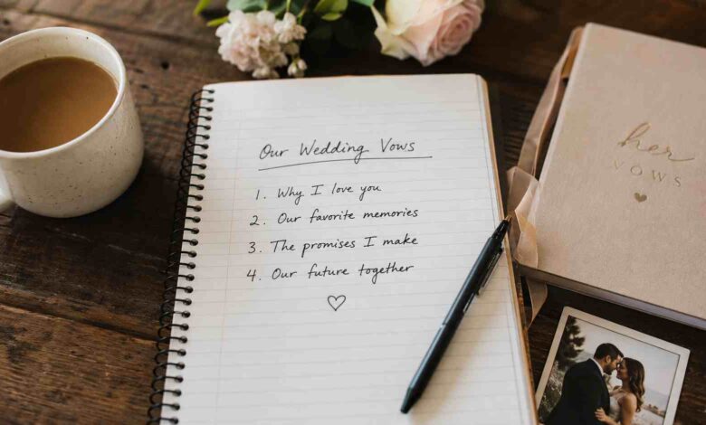 How to Write Wedding Vows