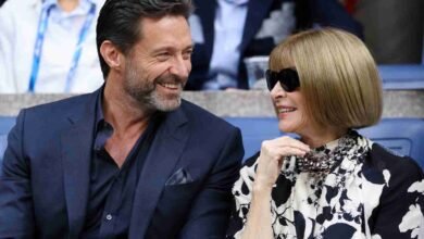 Hugh Jackman and Anna Wintour