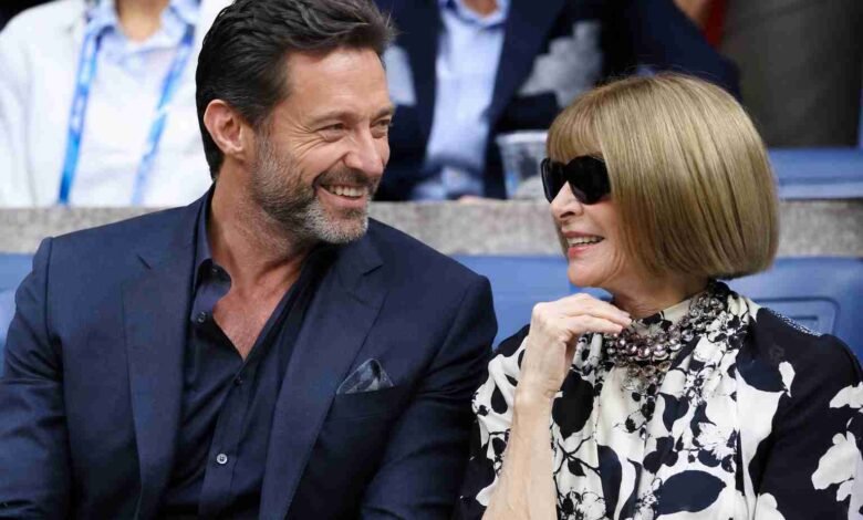 Hugh Jackman and Anna Wintour
