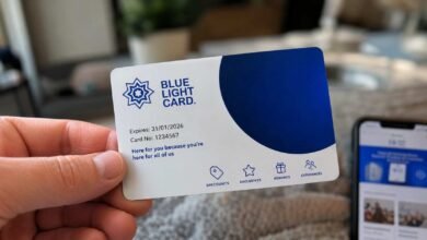 Blue Light Card