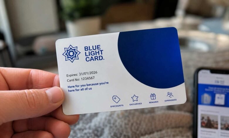 Blue Light Card