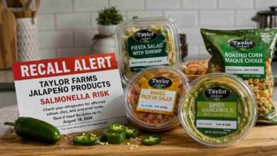 Taylor Farms Jalapeño Recall Salmonella