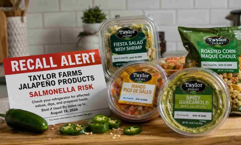Taylor Farms Jalapeño Recall Salmonella
